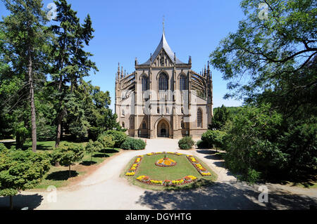 St. Barbara Kirche, Kutna Hora, Tschechische Republik, Europa Stockfoto