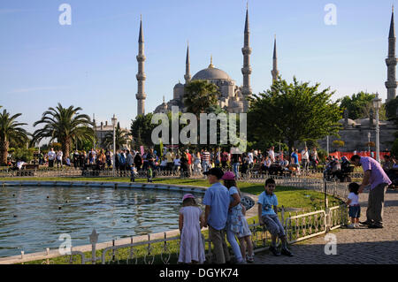 Die Hagia Sophia, die Sultan Ahmed Park, historischen Viertel von Istanbul, Türkei, Europa Stockfoto