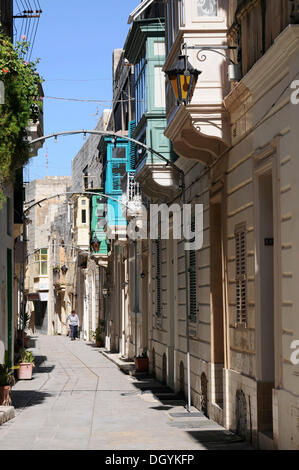 Schmale Seitenstraße, Rabat, Malta, Europa Stockfoto