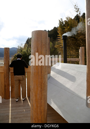 Japan nach dem Sturm - Heimat für alle in Rikuzentakata, Rikuzentakata, Japan. Architekt: Toyo Ito, Kumiko Inui, Akihisa Hirata ein Stockfoto
