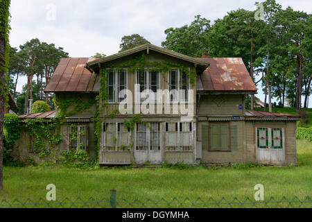 Alte Holz- haus, villa, juras Iela, Jurmala, Lettland, Baltikum, Europa Stockfoto