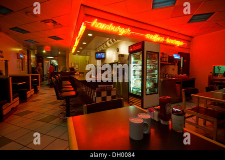 Eine traditionelle Burger-Bar in Kanada Stockfoto