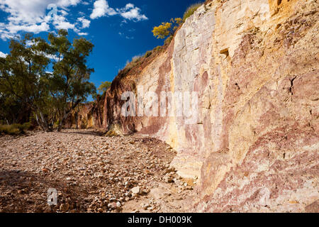 Ocker-Gruben, West MacDonnell-Nationalpark, Northern Territory, Australien Stockfoto