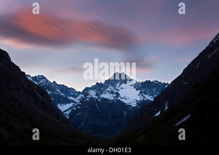 Tal des Vénéon, Nationalpark Ecrins, Rhone-Alpes, Département Isère, Rhône-Alpes, Frankreich Stockfoto