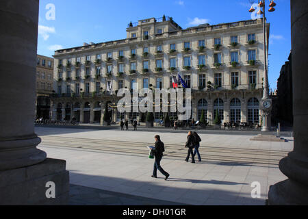 Das Grand Hotel Regent, Bordeaux, Gironde, Aquitaine, Frankreich, Europa Stockfoto