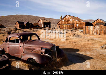 Ghost Town Bodie, Bodie, Kalifornien, Vereinigte Staaten von Amerika Stockfoto