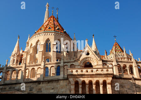 Kirche Notre-Dame oder Matthiaskirche, Mátyás Templom, Burgviertel, Budapest Ungarn, Europa Stockfoto