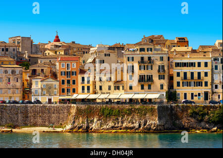 Altstadt von Korfu, unesco-hertitage, Ionische Inseln, Griechenland, Europa Stockfoto