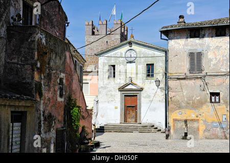 Pfarrkirche Chiesa del SS Nome di Gesù, bis 1983 Repository für die "Heilige Vorhaut Christi', Piazza Umberto ich Stockfoto