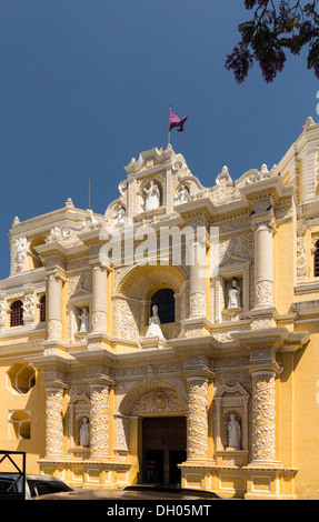 Kathedrale St. Joseph / Catedral de San José in Antigua Guatemala, Guatemala, Mittelamerika Stockfoto