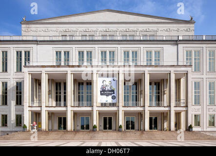 Opernhaus, Leipzig, Sachsen, PublicGround Stockfoto