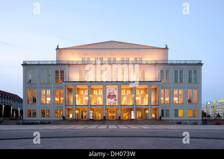 Opernhaus, Leipzig, PublicGround Stockfoto