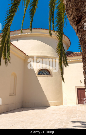 St.-Joseph-Kirche (Crkva Sv. Josipa u Veloj Luci) in Vela Luka, Insel Korcula, Kroatien Stockfoto