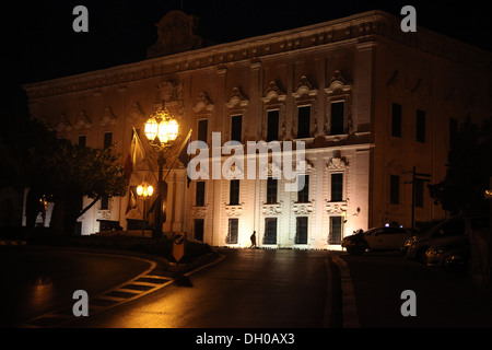 Die Auberge von Castille in Valletta, Malta Stockfoto