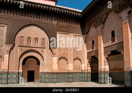 Ben Youseff Koranschule in der Medina von Marrakesch, Marokko Stockfoto