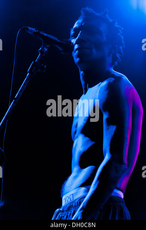 Tricky führt zur Villa Ada Festival 2012. Stockfoto