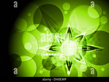 Bunte Vektor Hintergrund mit Kreisen. EPS-10 Stockfoto