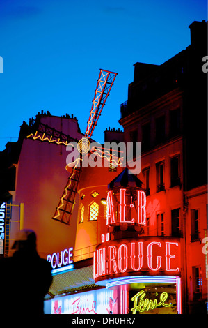 Moulin Rouge, Montmartre, Paris, Frankreich Stockfoto