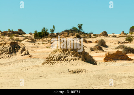 Wände von China, Mungo National Park, NSW, Australien Stockfoto