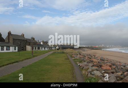 Footdee und Strand Aberdeen Schottland Oktober 2013 Stockfoto