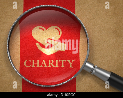 Charity-Konzept. Stockfoto