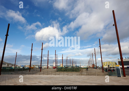 Olympische und titanische Helligen titanic Viertel Belfast Nordirland Stockfoto