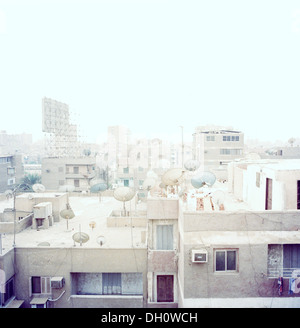 Blick über die Dächer von Kairo, Kairo, Ägypten Stockfoto