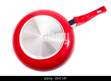 Rote Pfanne Stockfoto