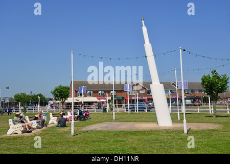 Die grünen, Kapelle St. Leonards, Lincolnshire, England, Vereinigtes Königreich Stockfoto