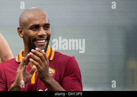 Udine, Italien. 27. Oktober 2013. Maicon (Roma) Football / Soccer: italienische "Serie A" match zwischen Udinese 0-1 AS Roma im Stadio Friuli in Udine, Italien. © Maurizio Borsari/AFLO/Alamy Live-Nachrichten Stockfoto