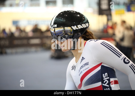 2013/14 Revolution Serie Runde 1, Manchester. Jessica Varnish Stockfoto