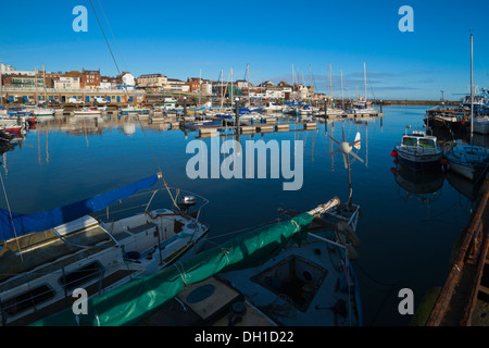 Bridlington Harbour, North Yorkshire, England Stockfoto