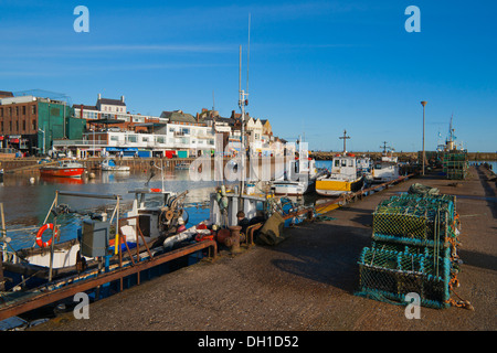 Bridlington Harbour, North Yorkshire, England Stockfoto