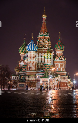 Basilius Kathedrale auf dem Moskauer Roten Platz Stockfoto