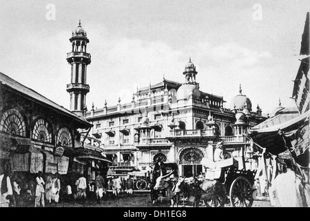 Alte vintage 1900s Jama Masjid bombay Mumbai Maharashtra Indien - Aja 183440 Stockfoto