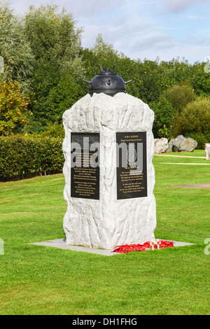 Das Royal Naval Patrol Service-Denkmal an der National Memorial Arboretum Alrewas, in der Nähe von Lichfield, Staffordshire, England, UK Stockfoto