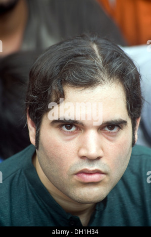 Varun Gandhi, indischer Politiker Stockfoto