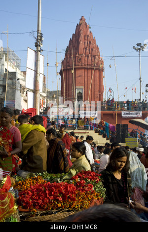 Prayag Ghat bei Kashi varanasi benaras uttar pradesh Indien asien Stockfoto