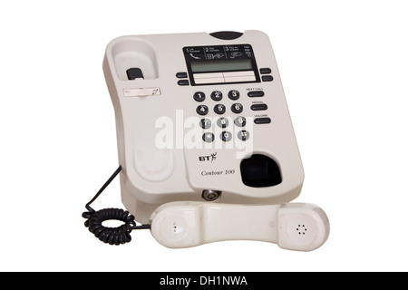 BT-Kontur-100 tragbare Telefonzelle / Münztelefon Telefon. VEREINIGTES KÖNIGREICH. Stockfoto