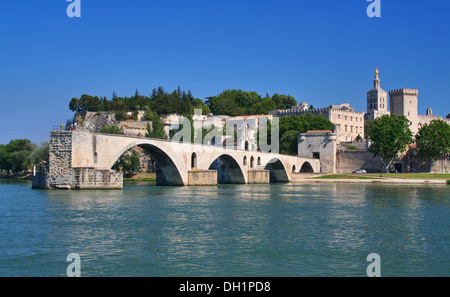 Pont Saint-Benezet in Avignon, Frankreich Stockfoto