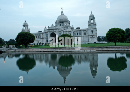 Victoria Memorial Kalkutta Indien Asien Stockfoto