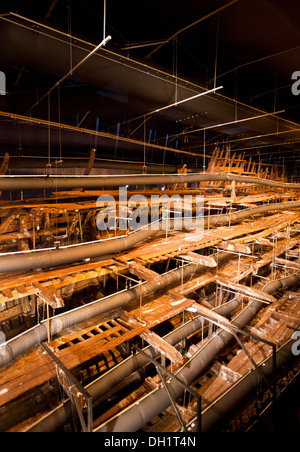 Mary Rose Museum - im neuen Mary Rose Museum in den historischen Werften in Portsmouth Hampshire England GB Europe Stockfoto