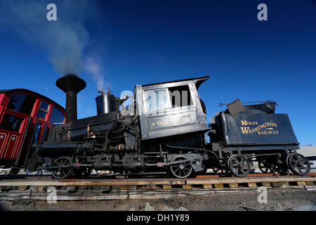 Mount Washington Steam Railway, New Hampshire, USA Stockfoto