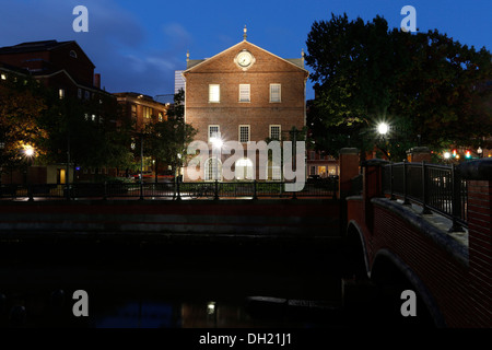 Downtown Providence River, Rhode Island, USA Stockfoto