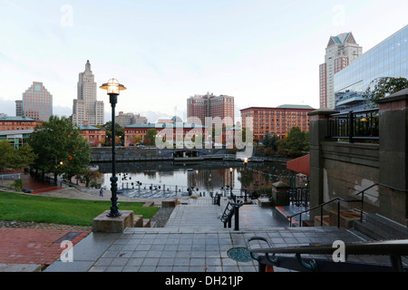 Waterplace Park, Providence, Rhode Island, USA Stockfoto