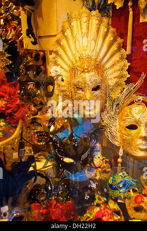 Souvenir Karnevalsmasken, Venedig, Italien Stockfoto