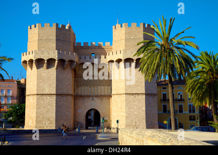 Torres De Serranos, Valencia, Spanien Stockfoto