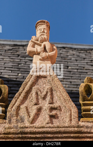 Detail vom Turm & Türmchen von Craigievar Castle In Aberdeenshire, Schottland. Stockfoto