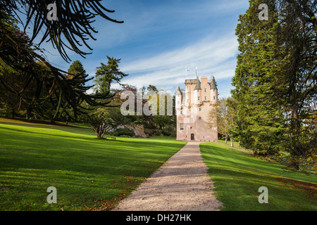 Craigievar Castle in Aberdeenshire, Schottland. Stockfoto