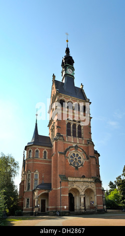 "Rote Kirche", "Rote Kirche", Luther Kirche, Radebeul-Ost, Sachsen Stockfoto